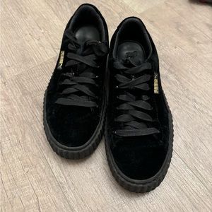 FENTY Puma Velvet Creepers sneakers in black